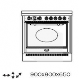 Печь варочная Elegance 91GE- J.Corradi